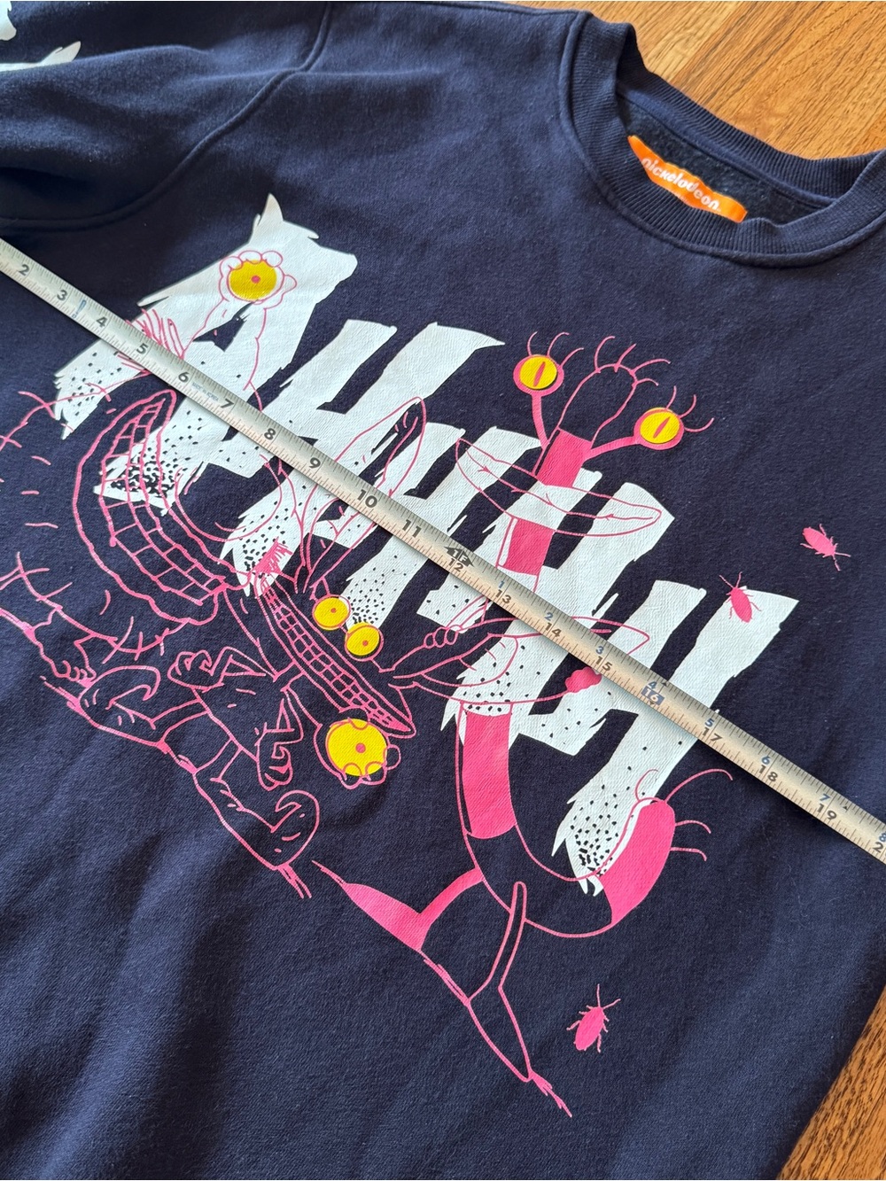 Vintage Vibes! Nickelodeon Aaahh!!! Real Monsters Graphic Crewneck Sweatshirt M - Picture 9 of 10